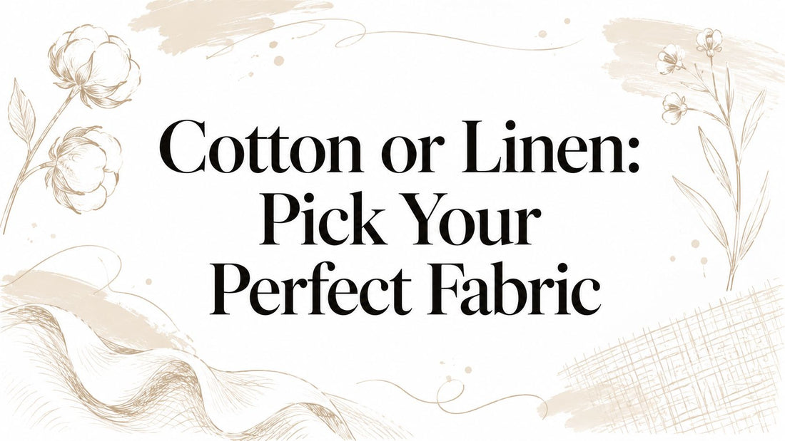 Cotton or Linen: Pick Your Perfect Fabric