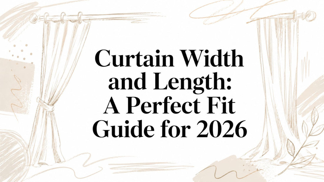 Curtain Width and Length: A Perfect Fit Guide for 2026