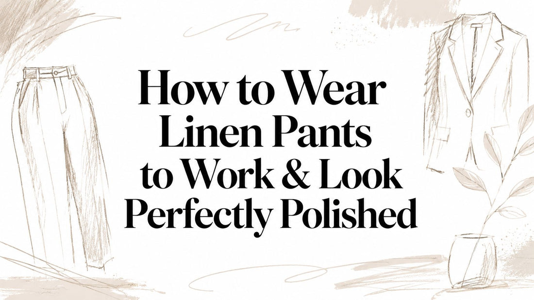 How to Wear Linen Pants to Work & Look Perfectly Polished