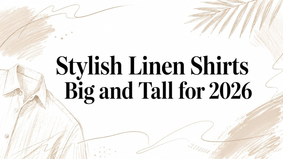 Stylish Linen Shirts Big and Tall for 2026