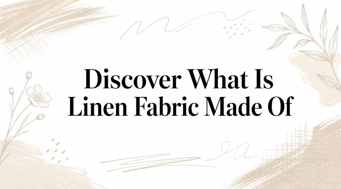 Discover What Is Linen Fabric Made Of