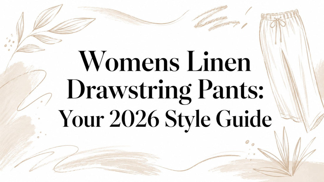Womens Linen Drawstring Pants: Your 2026 Style Guide